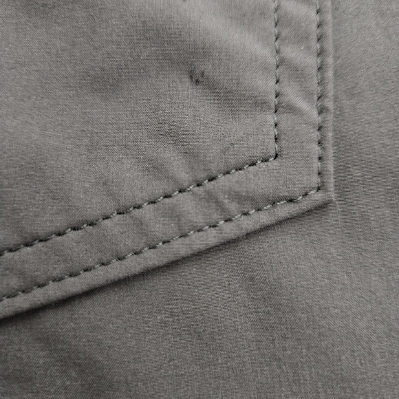 Eddie Bauer Polar Fleece Plaid Lined Pants Gray Straight Leg Petite 14P - Picture 6 of 9